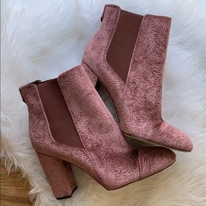 Sam Edelman crushed velvet booties